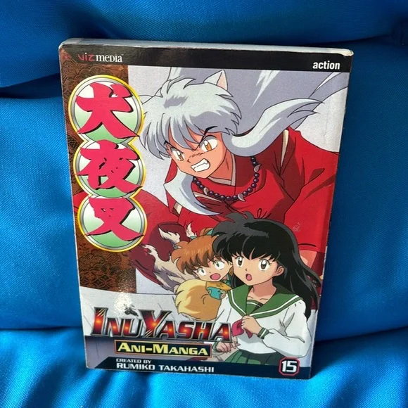Inuyasha Comic Volume 15 Created By Rumiko Takahashi Ani - Manga Color Comic - Picture 1 of 6